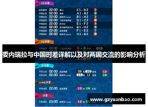 委内瑞拉与中国时差详解以及对两国交流的影响分析